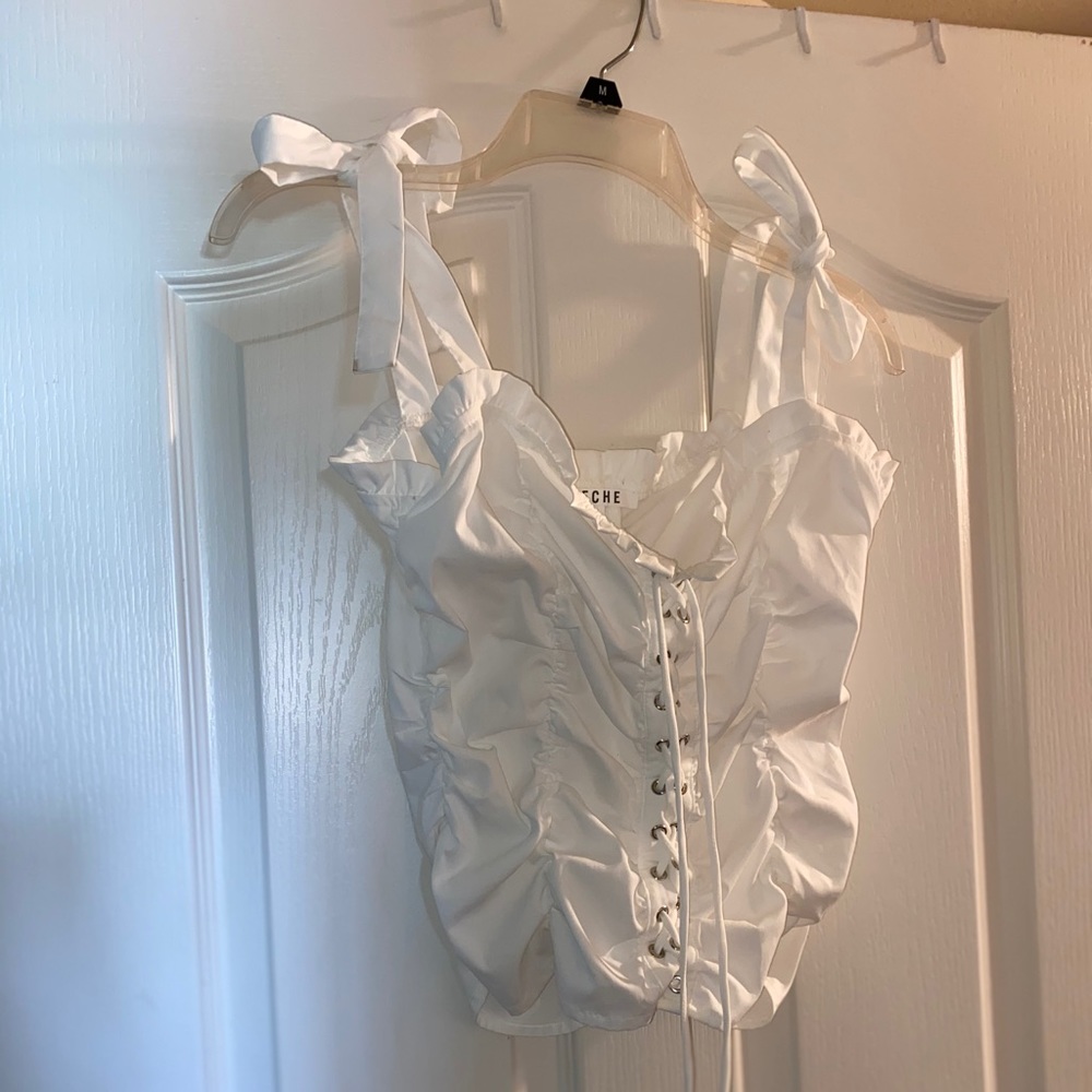 CUTE WHITE TOP - Picture 6 of 6